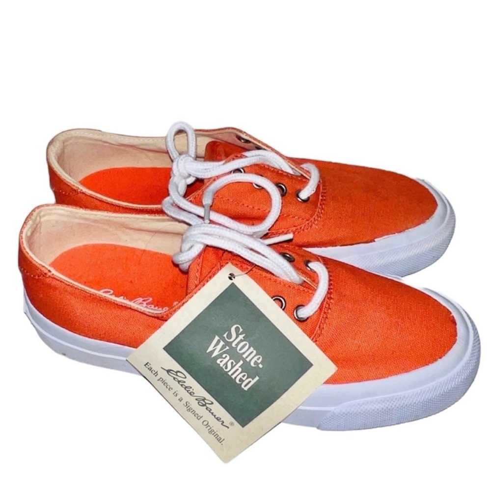 Eddie Bauer Orange Shoes Womens Sz 7 - Picture 1 of 7